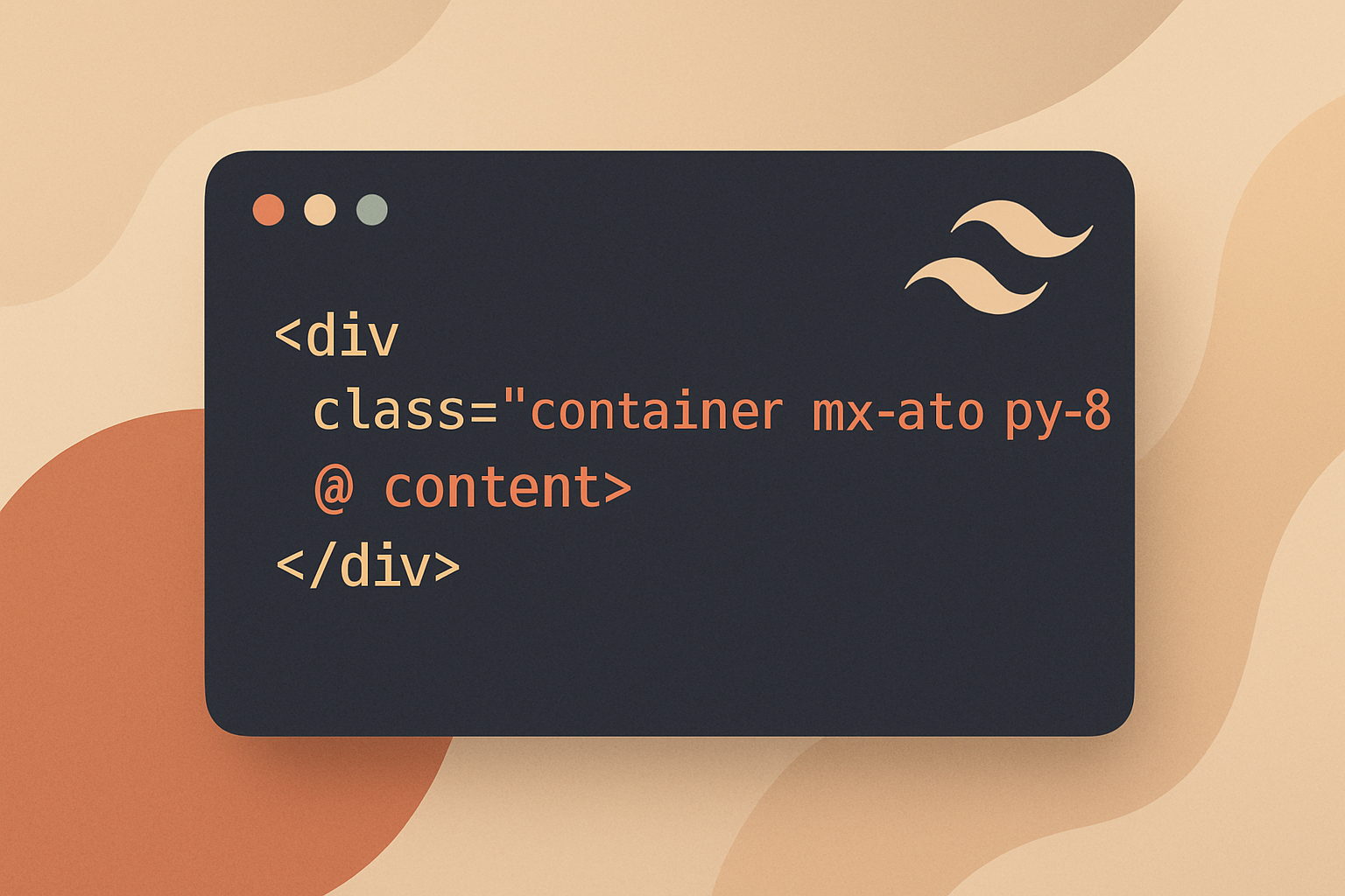 Screenshot of Tailwind CSS integrated with Laravel
